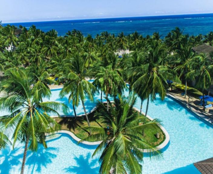 Puhkus palmide all, 4* hotell PRIDEINN FLAMINGO BEACH RESORT & SPA, Mombasas!