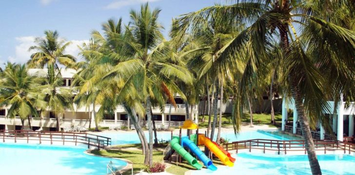 Puhkus palmide all, 4* hotell PRIDEINN FLAMINGO BEACH RESORT & SPA, Mombasas! 5