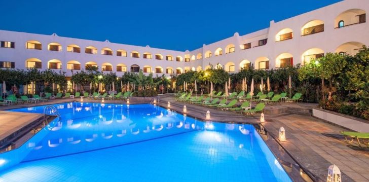 Peoliste meelispaik peatumiseks Malia Holidays 3* hotell Kreetal! 16