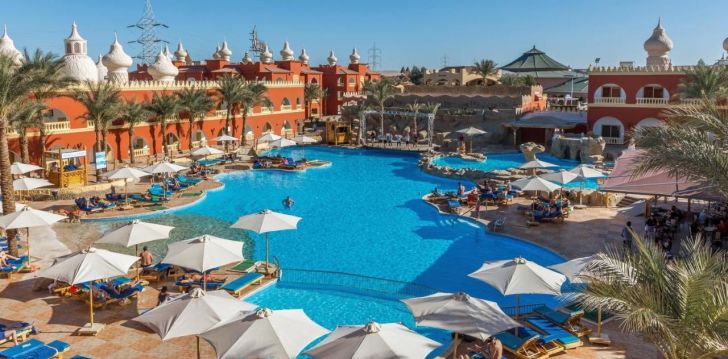 Puhkus meelelahutuskompleksiga 4* PICKALBATROS ALF LEILA WA LEILA hotellis Hurghadas! 1