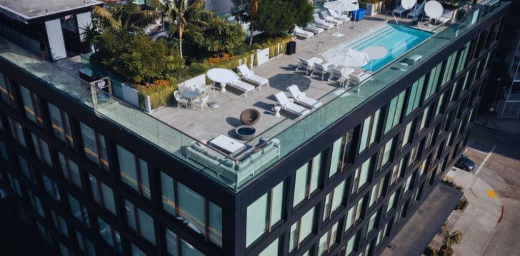Inglite linn Los Angeles 4* hotellis THE GODFREY HOTEL HOLLYWOOD! 1